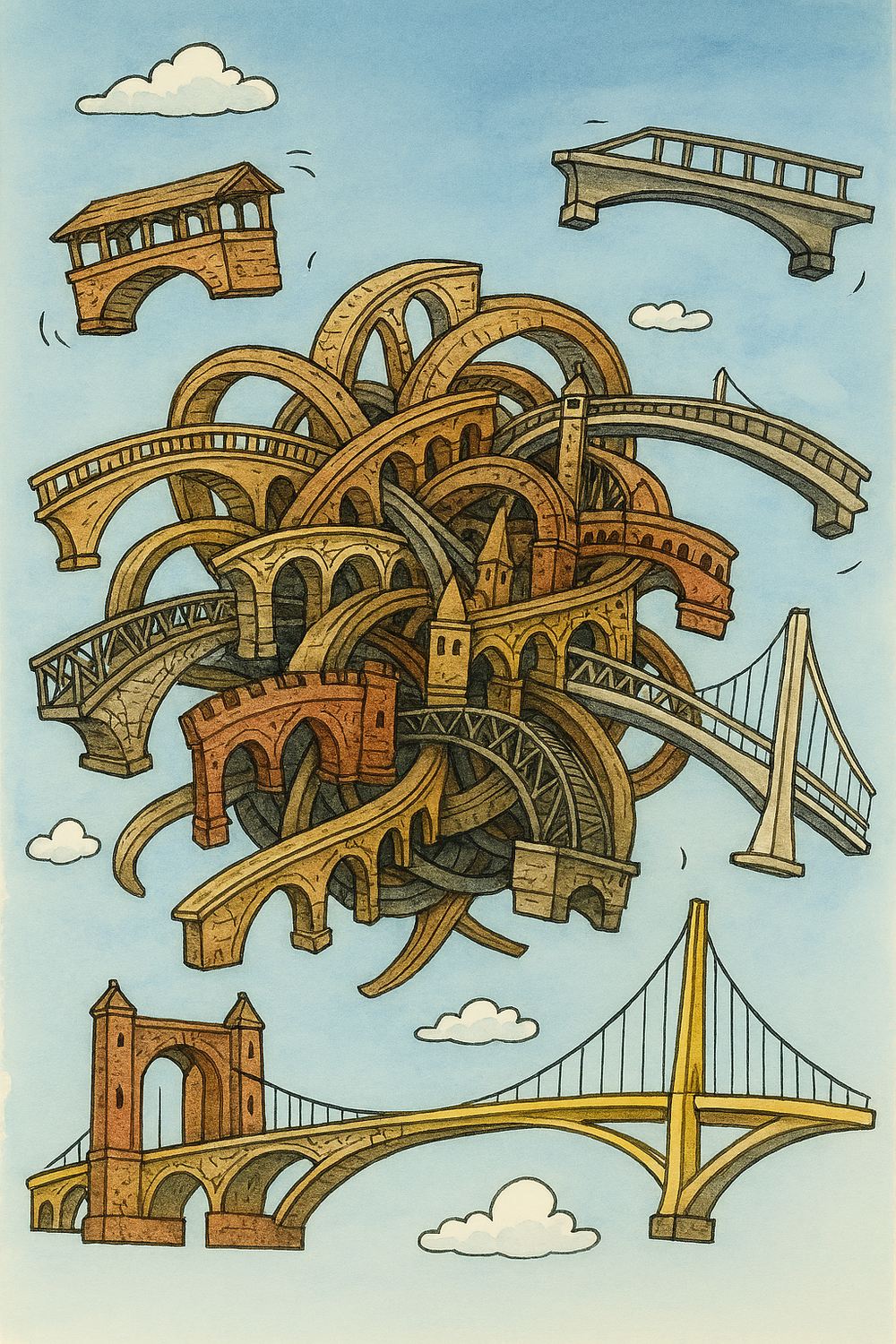 Летять, множаться мости